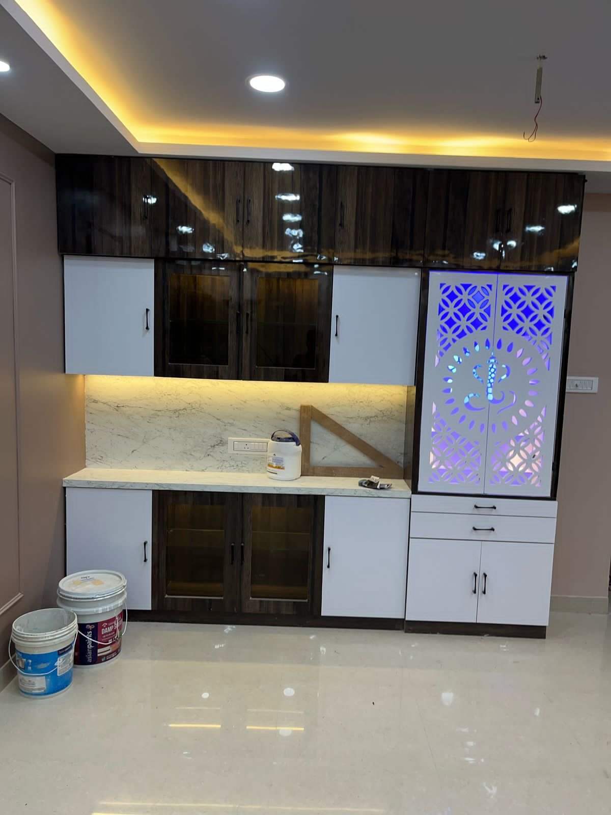 On-site residential interior installation